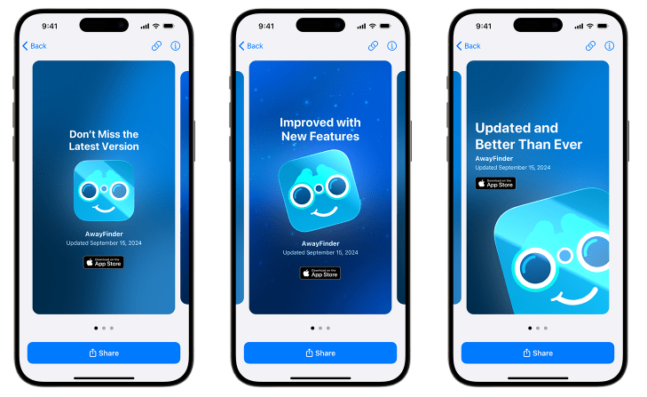 Promote your app on social media through the App Store Connect app